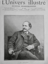 1885 1891 Jules Massenet Manon 2 Old Newspapers