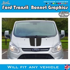 Ford Transit Custom SWB LWB Bonnet Stripes Camper Decals Stickers Graphics 253