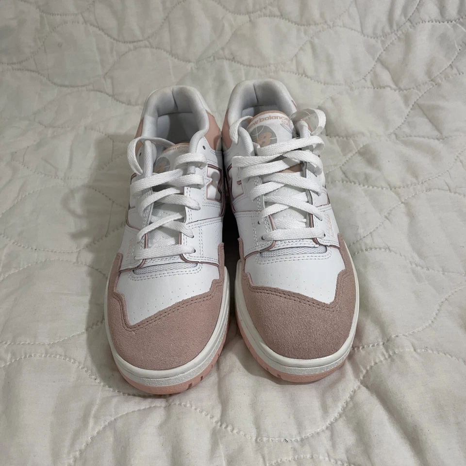 Size 10 - New Balance 550 Pink Sand White W - Image 4 of 4