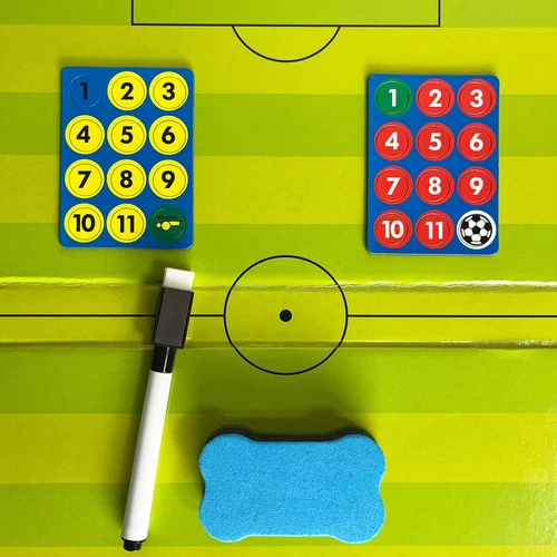 Portable Magnetic Soccer Football Tactical Board Coaches Strategy Guidance Aids - Picture 4 of 8
