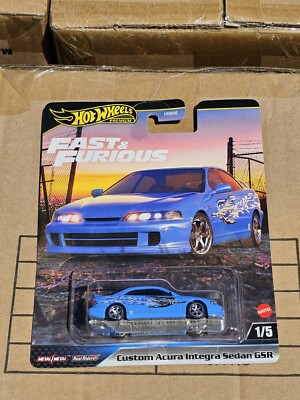 2024 Hot Wheels Premium Fast & Furious Mia's Acura Integra Sedan GSR 1/5  NEW!