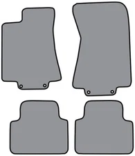 Mats Compatible w/ 2004-2009 Jaguar XJ8 Floor Mat 4pc Cutpile - Pick Color