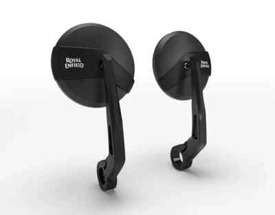 Genuine 1990401 Royal Enfield Bear 650 / Guerrilla 450 - Black Bar End Mirrors