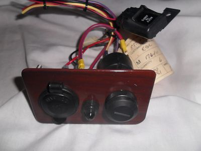 new marine ignition switch with 2 keys,12v power inlet and 20amp