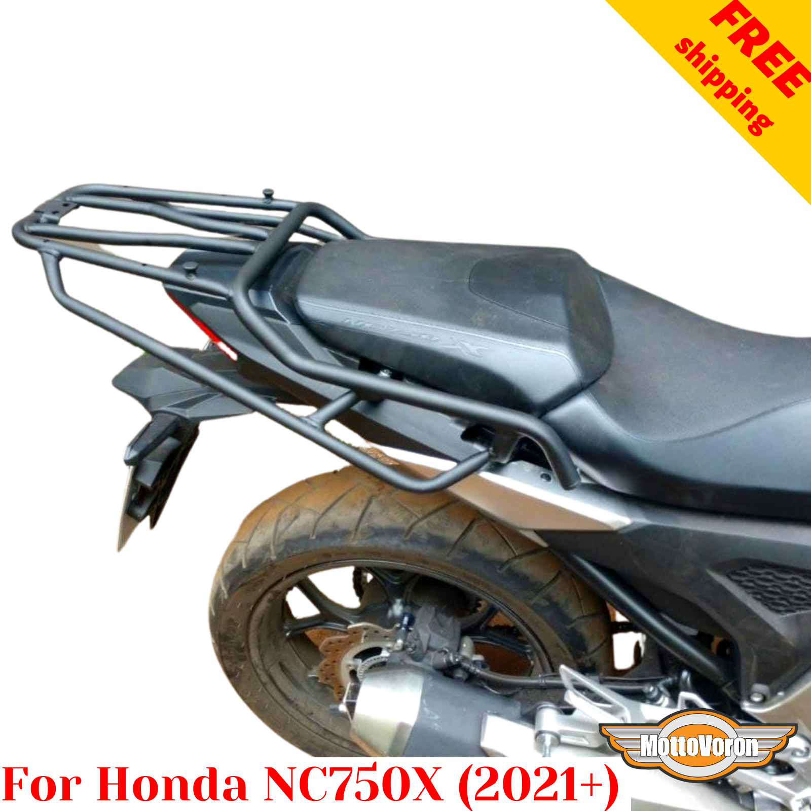For Honda NC750X Rear rack Honda NC750X luggage rack for case Monokey