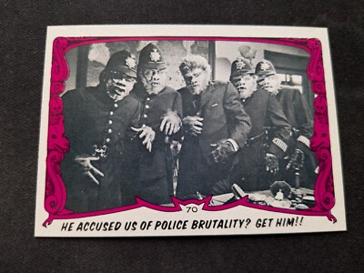 1980 Topps You'll Die Laughing Creature Feature # 70 He Accused Us of... (NM)