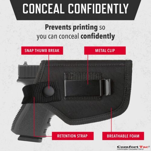 Gun Holster for Men & Women - Right-Handed, Extra Small (Size 1) Concealed Ca... - Picture 2 of 9