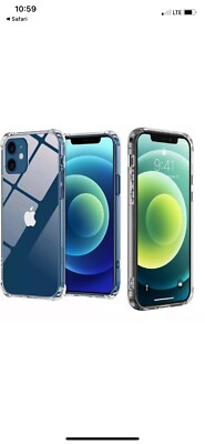 For Apple iPhone 13 11 Pro 7 8 Plus X XR XS MAX SE 12 Mini Shockproof Clear Case