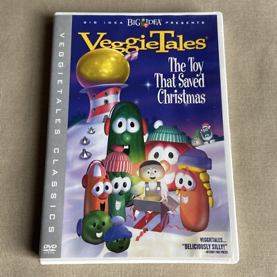 VeggieTales: The Toy That Saved Christmas (DVD 1996) Oh Santa Silly Song w Larry