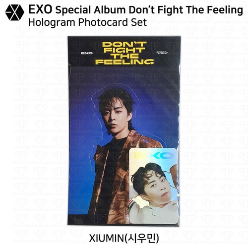 EXO Spezialalbum Don't Fight The Feeling Hologramm Fotokarte Ständer Magnet Set - Bild 13 von 30