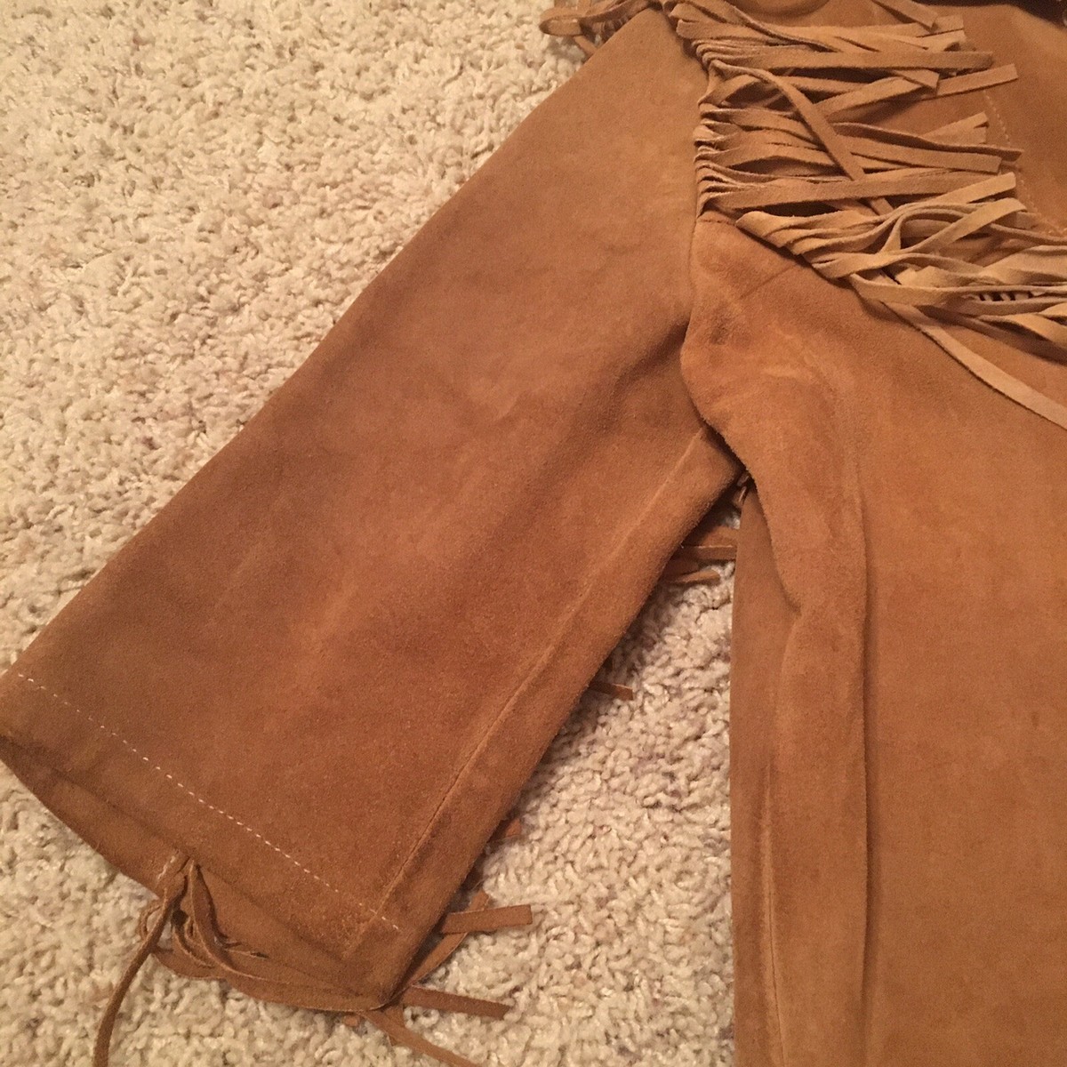 Vintage SCHOTT Leather Jacket FRINGES Western 1960's - Sz 36 Vintage SCHOTT Leather Jacket FRINGES Western 1960's - Sz 36