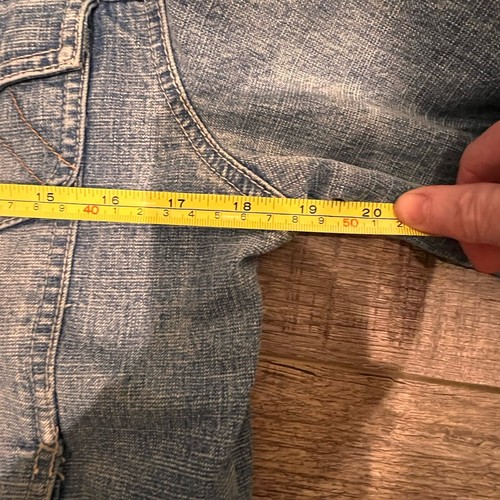 Vintage 90s Y2K Hydraulic Denim Jeans Jacket Indie Grunge Festival Hippie Boho L - Picture 3 of 7