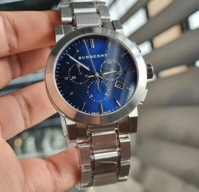 BURBERRY　腕時計 BURBERRY BU1563 Watch Chronograph Black Rare Used From Japan Check
