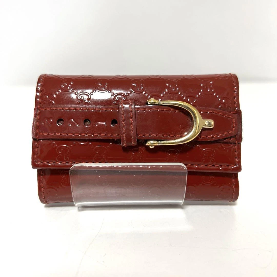 Gucci Micro Gucci SHIMA BELT 6 Links Key Case 309759 USED