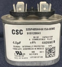  24 Capacitor CSC 325p405h44a15a4xmq 910120041 440VAC/B, 50/60Hz 4.0 F Lot