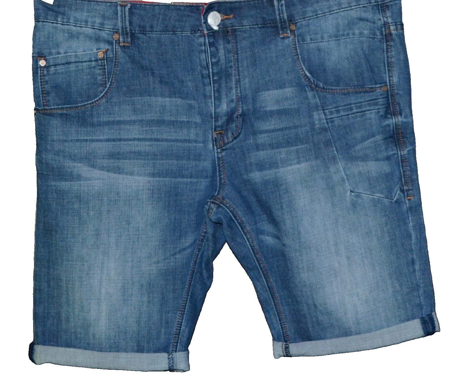 Xios Мужские синие джинсовые хлопчатобумажные джинсовые шорты Размер 38 W НОВЫЕ
