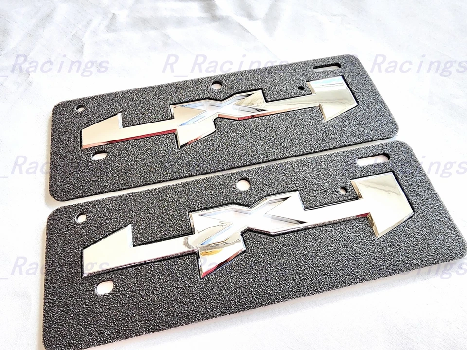 2PCS Chrome Side Bed 4x4 4 x 4 Emblems 2019+ Sierra 1500 2500HD 3500HD - Image 4 of 4