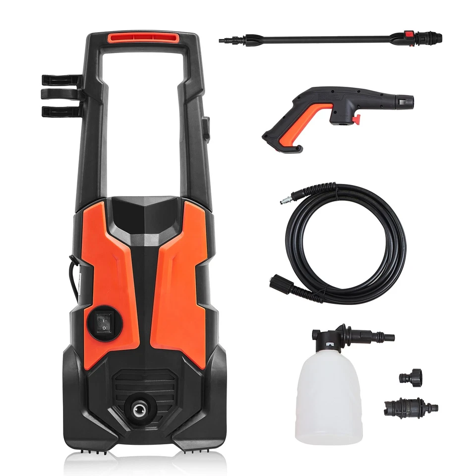1900W Electric Pressure Washer High Power Jet Washer Patio Car Cleaner Portable