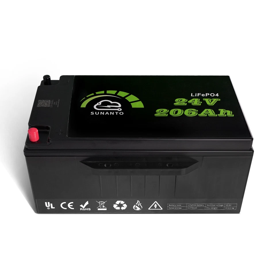 24V 206Ah LiFePO4 Lithium Battery 5.27KWh Solar & RV Truck Backup/Startup Power - Image 2 of 4