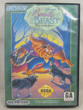 Beauty and the Beast Roar of the Beast Case SEGA Genesis Authentic BOX ONLY