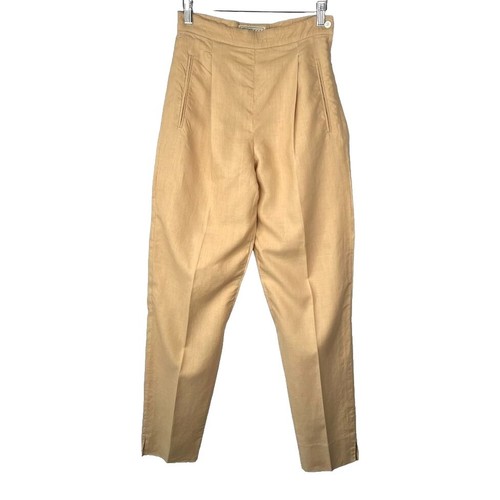 GUCCI / スラックスパンツ/42/リネン/IVO/UP51 2015 03200// GUCCI Slacks Pants 42 Linen Navy Solid Color UP51 2015 03202 Used