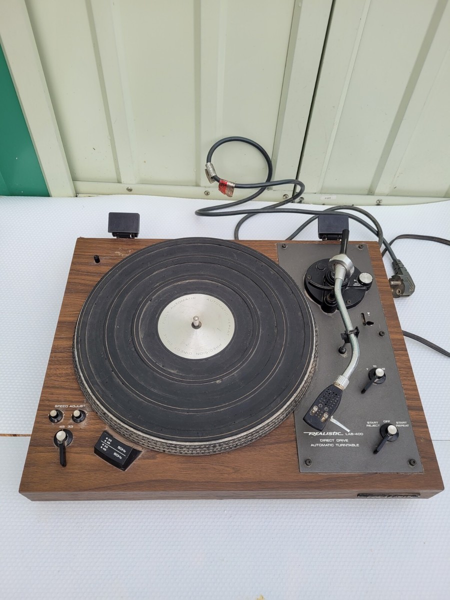 Vintage Realistic LAB-400 Automatic Direct Drive Turntable, Read