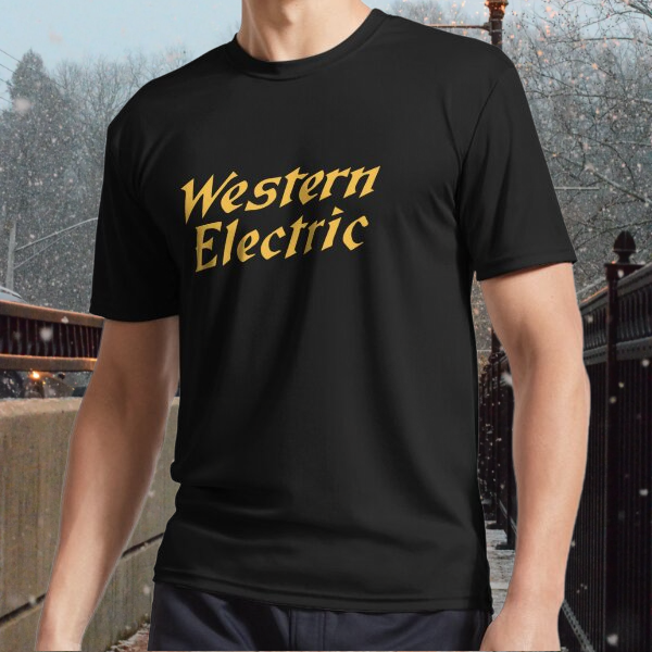New Vintage Western Electric logo Active Logo Men's T-shirt funny size S to 5XL