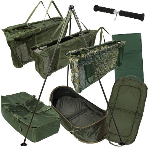NEW FISHING WEIGH SLINGS CARP CRADLES LANDING UNHOOKING MATS WEIGH TRIPODS NGT eBay