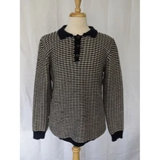 PEREGRINE Sweater Mens Size XL Wool Nordic Knit Made in England Preppy Old Money