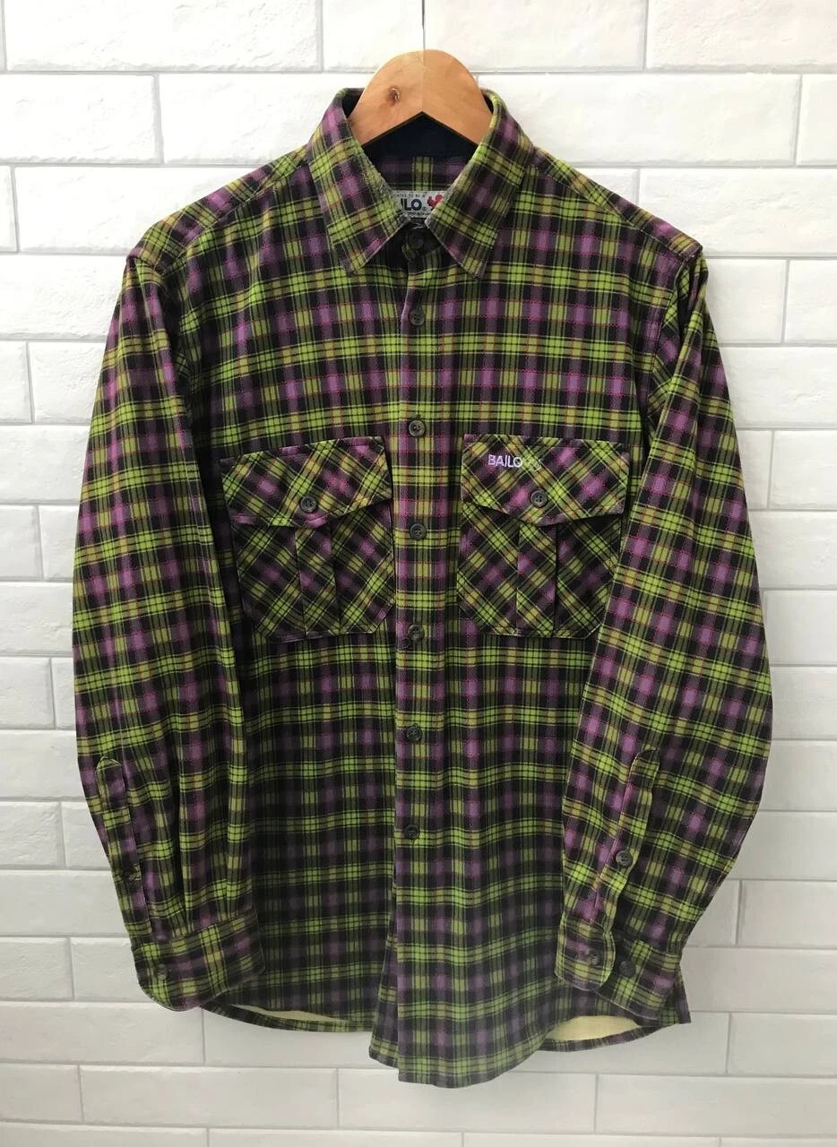 BAILO Vintage Men's Check Plaid Thick Cotton Flannel Button Outdoor Shirt Size M
Opens in a new wind