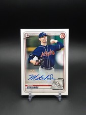 2020 Bowman Prospects Auto Mitch Stallings #PA-MS Auto
