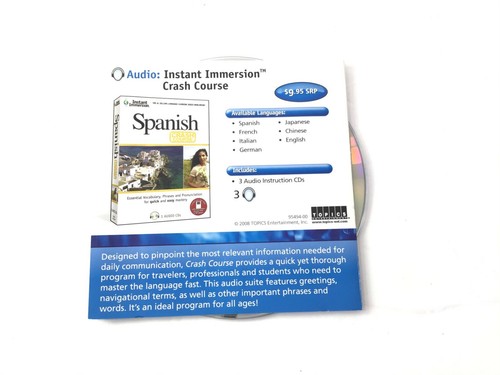 Instant Immersion Spanish 3 & Multilanguage Software Video Book for PC & MAC - Picture 7 of 7