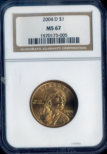 2004-D Sacagawea Native Dollar NGC MS67 Quality ✔️