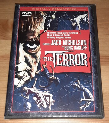 The Terror (DVD, 1963, BRAND NEW) Jack Nicholson, Boris Karloff / Remastered