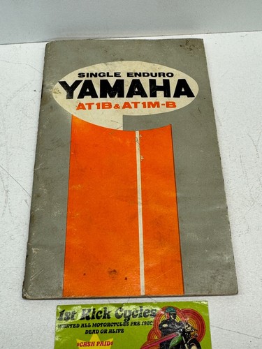 1970 YAMAHA AT1 AT1B AT1M ENDURO 125 MOTORCYCLE OWNERS MANUAL OEM - Picture 2 of 4
