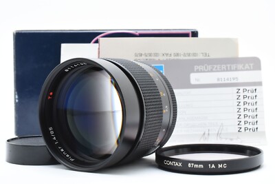 MINT] Contax Carl Zeiss Planar T* 85mm F1.4 Camera Lens AEG C/Y w