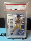 2000 Skybox Impact - Rookies Tom Brady #27 (RC) New England Patriots PSA 9 MINT