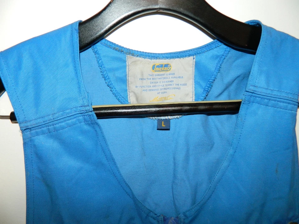 Vintage Snickers Mechanics Workshop  Tool vest Utility Vest Made in Latvia .Rare - Image 3 of 4
