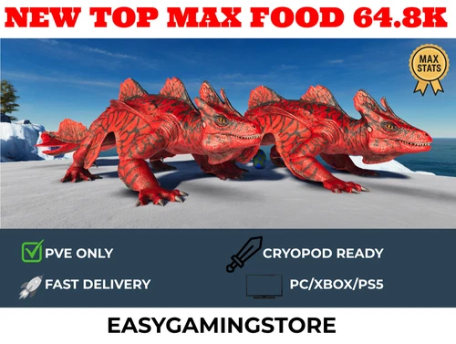 🔥ARK Survival Ascended | PvE PC/XBOX/PS5 | Max Stats Maeguana Deadpool 64K Food