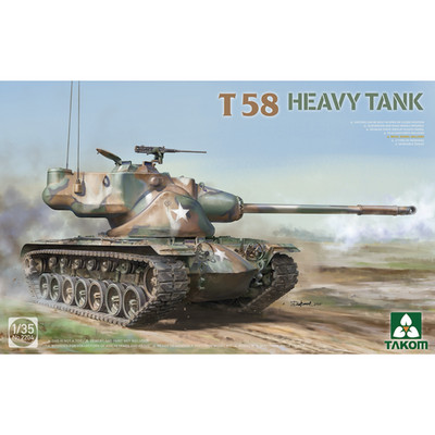 Takom Models TAK2204 1:35 T58 Heavy Tank