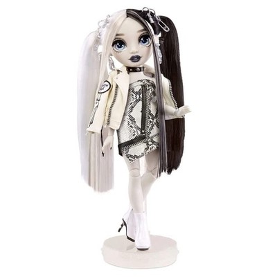 Rainbow High Shadow Series 1 Heather Grayson- Grayscale Fashion Doll. 2 Grey