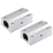 SCS12LUU Linear Ball Bearing Slide Block Units , 12mm Bore Dia 2Pcs