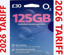 O2 SIM CARD BIG BUNDLE £30 02 PAY AS YOU GO STANDARD MICRO NANO SIMCARD BARGAIN