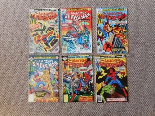 Amazing Spider-Man Bronze Lot of 6 Issues-168,171,172,173,174,176