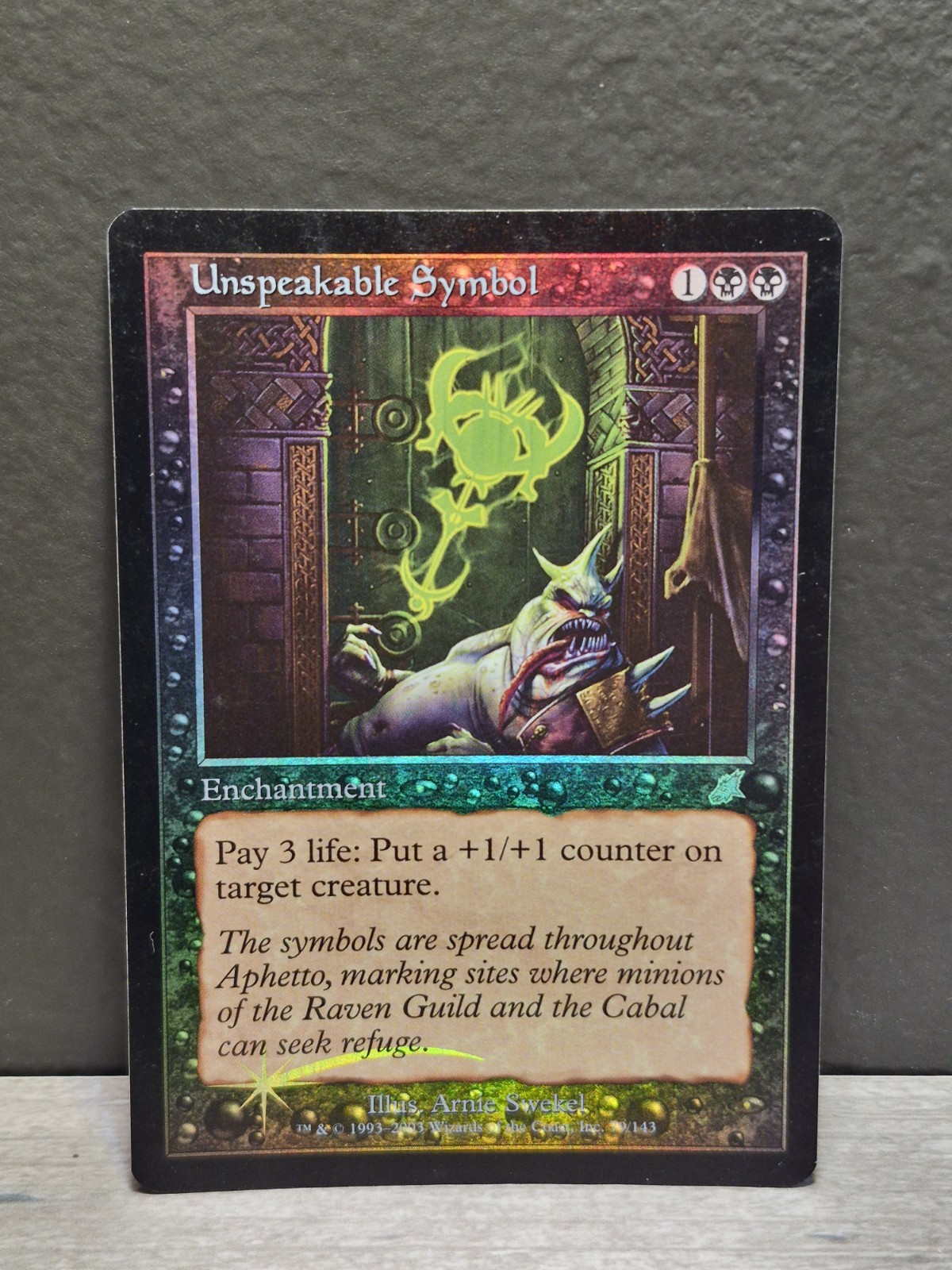 Scourge MTG FOIL Unspeakable Symbol Magic The Gathering NM