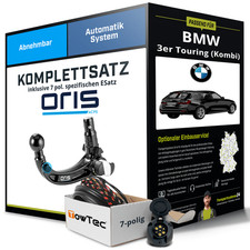 Für BMW 3er Touring Typ G21 Anhängerkupplung abnehmbar +eSatz 7pol 19- AHK