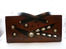 Vintage 60s Enid Collins of Texas Roadrunner Box Bag MCM Retro