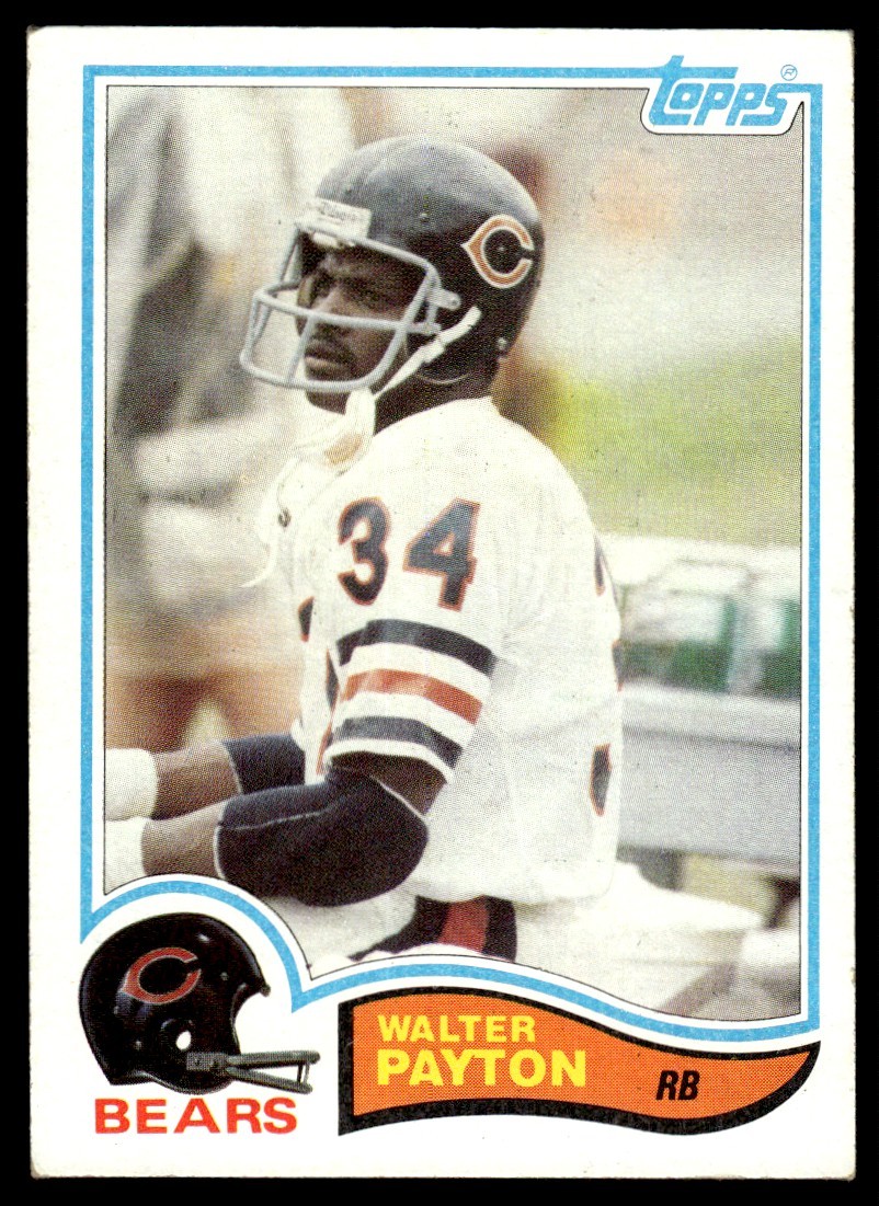 1982 Topps Ex J8 Walter Payton Chicago Bears #302