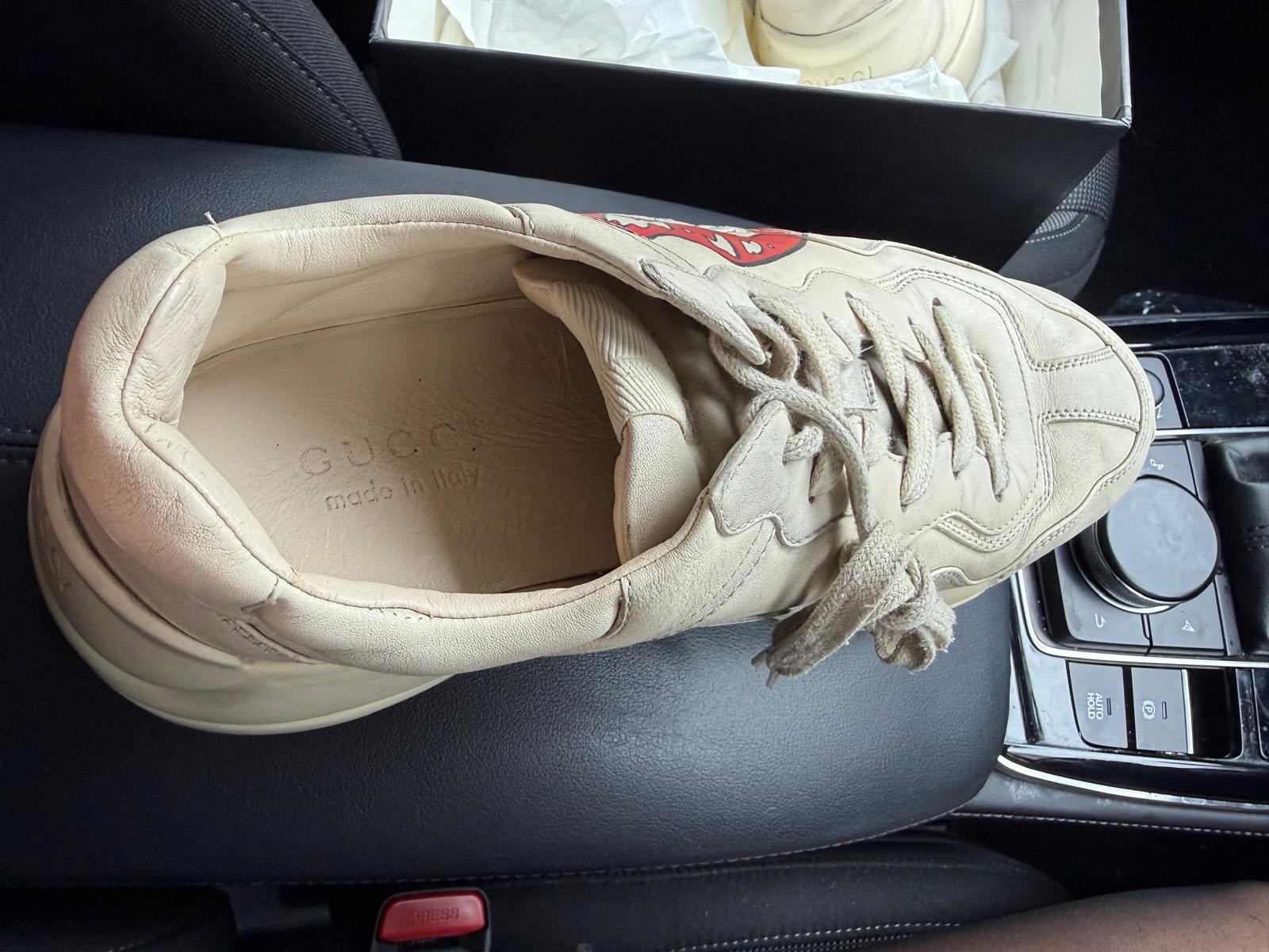 Gucci Rhython unisex trainers UK 7.5, excellent condition, comes with dust bag image 5