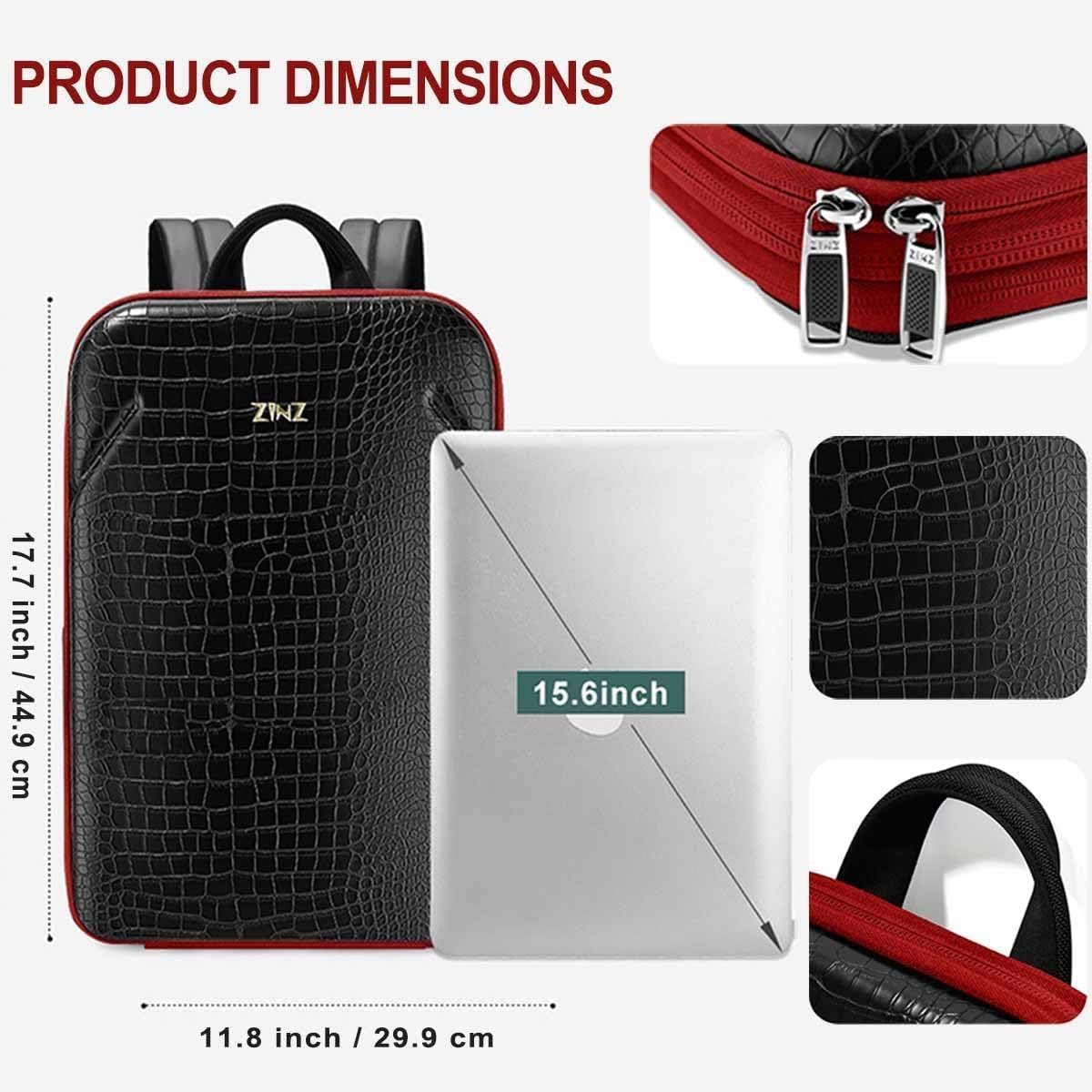 Protective Laptop Backpack, Expandable Computer B… - image 2